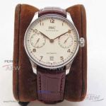 ZF Factory IWC Portugieser Date 7 Days Power Reserve White Dial 42mm Swiss Automatic Watch IW500704